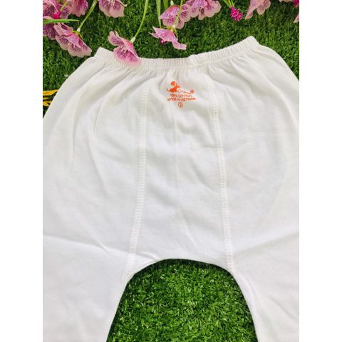  SET 5 Quần dài trắng đáy nem MINTUU cho bé mặc tả-Quần sơ sinh 