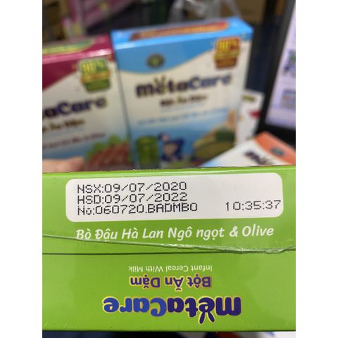  Bột Ăn Dặm Metacare Bò Đậu Hà Lan Ngô Ngọt Và Olive ( 7-24 tháng) 