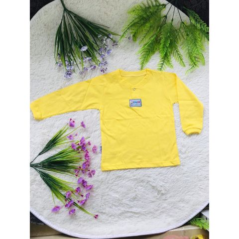  SET 5 Áo Màu KINGTONS Tay Dài Bo Tay Cho Bé (Từ 3-20kg) 