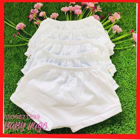  SET 5 Quần Sơ Sinh Ngắn Đáy Ngang FANY Cho Bé (Sơ Sinh đến 10kg) 