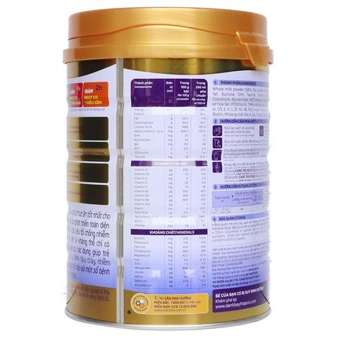 Sữa Care 100 Gold 900g 