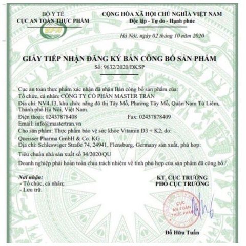  Vitamin D3 K2 MK7 Sunday Natural Đức 20ml 