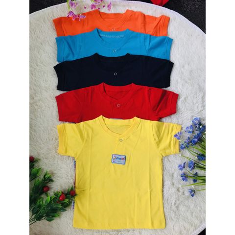  SET 5 Áo Màu KINGTONS Tay Ngắn Cho Bé (Từ 3-20kg) 