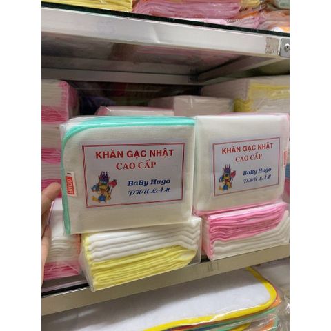  [Set 10 CÁI] Khăn Sữa Nhật Hàng 4 Lớp Loại 1 Mềm Mịn 