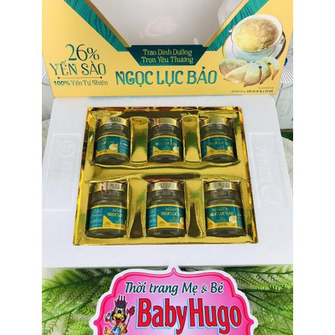  [MẪU MỚI] Yến sào NUNEST Cao Cấp Ngọc Lục Bảo Chiếm 26% Yến sào 