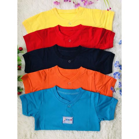  SET 5 Áo Màu KINGTONS Tay Ngắn Cho Bé (Từ 3-20kg) 
