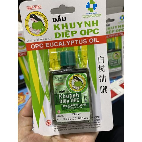  DẦU KHUYNH DIỆP OPC CHO BÉ 25ML 