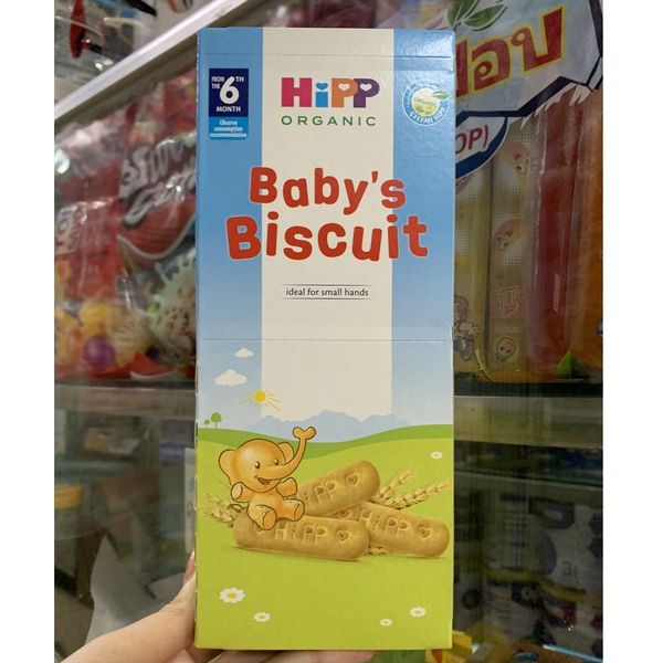  [MẪU MỚI] Bánh ăn dặm cho bé HiPP 180G 