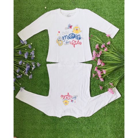  Set 5 Áo cotton trắng FANY tay dài cho bé gái ( Từ 6kg đến 18kg) 