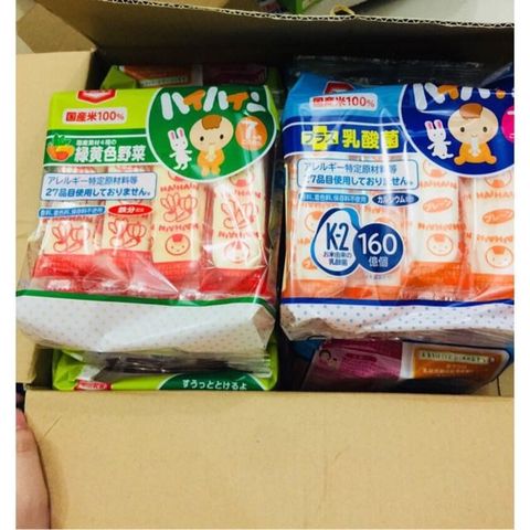  Bánh gạo tươi Haihain Nhật cho bé từ 7 tháng 