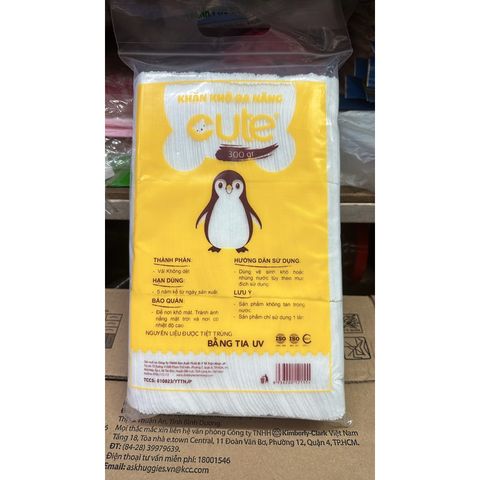  khăn khô đa năng cute cho bé 300g 