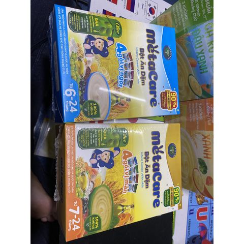  Bột Ăn MetaCare 4 Gói Vị Ngọt, Hộp 200g 