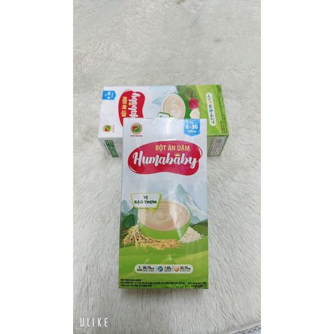  Bột ăn dặm Humababy đủ vị ngọt cho từ 6-36tháng 1hộp/10góix25g 
