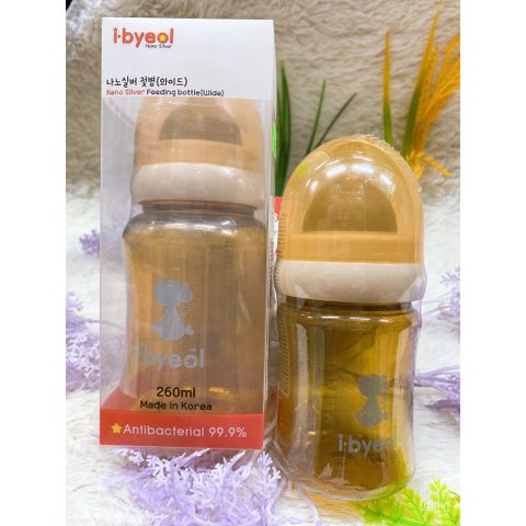  Bình sữa I-Byeol cổ rộng Nano Silver 150ml/250ML 