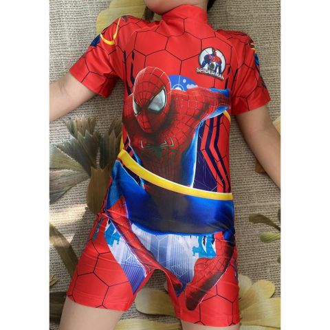  Đồ Bơi Bé Trai Liền Thân Tay Ngắn Bé từ 18-32kg 