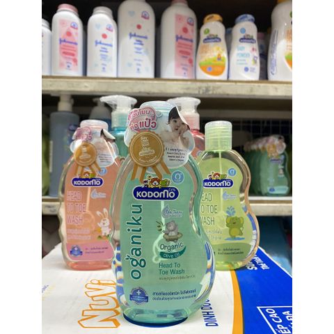  Dầu tắm gội Kodomo 200ml 