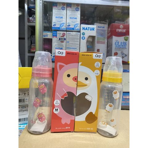  Bình sữa Agi Cổ Nhỏ  Bình 60ml - 140ml-250ml 