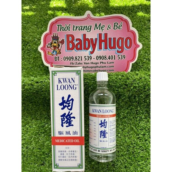  Dầu nóng Kwan Loong Oil  Singapore 57ML 