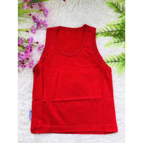  SET 5 Áo Ba Lỗ Màu KINGTONS  Cho Bé (Từ 3-20kg)-Áo Cotton màu 