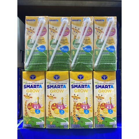  LỐC 4 HỘP SỮA PHA SẴN SMARTA GROW+ 180ML 