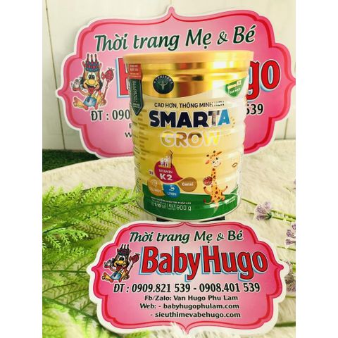  Sữa bột Smarta Grow Phát triển Chiều Cao Não bộ (Lon 900g) 
