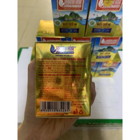  Lọ Tổ Yến Cao Cấp 25% Khánh Hòa Nutrition - Lọ 70ml 