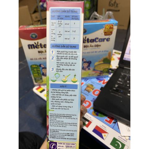  Bột Ăn Dặm Metacare Tôm Phomai Củ Dền 