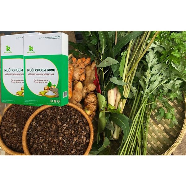  Muối Chườm Bụng Giảm Eo - Mờ Rạn Cho Mẹ Sau Sinh Bảo Nhiên 