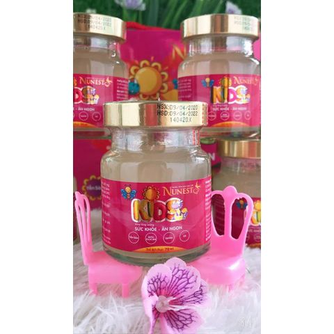  Lốc yến cho bé Nunest Kid vị Vani (6 lọ x 70ml) 