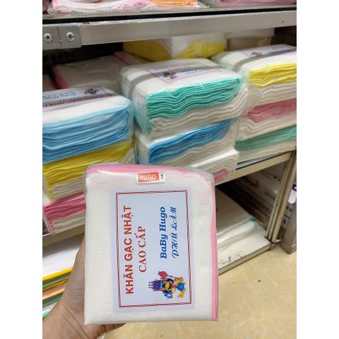  [Set 10 CÁI] Khăn Sữa Nhật Hàng 4 Lớp Loại 1 Mềm Mịn 