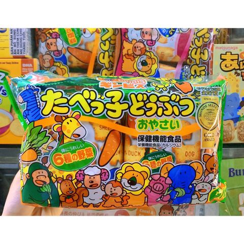  Bánh quy ăn dặm hình thú Ginbis cho bé 