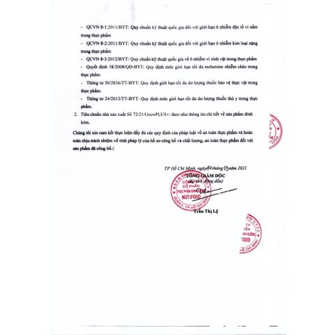  GrowPlus+ đỏ dưới 1 tuổi 780g 