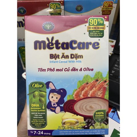  Bột ăn dặm Nutricare Metacare đầy đủ 8 vị (200gr) 