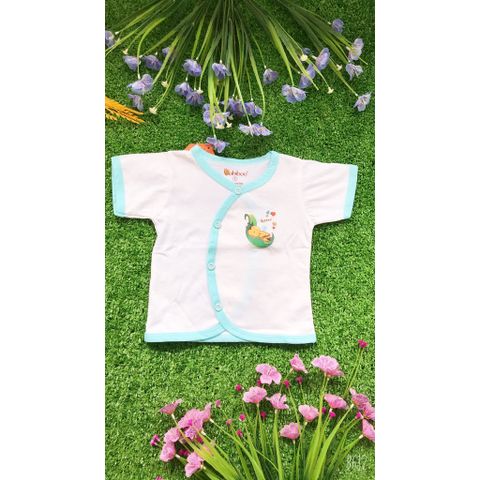  SET 5 ÁO CỔ TIM VIỀN MÀU TAY NGẮN BABIBOO (ĐỦ MÀU) 