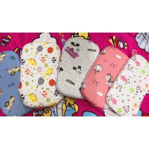  Gối Cao Su Non Cao Cấp Có Lõm Chống Móp Đầu Cho Bé 