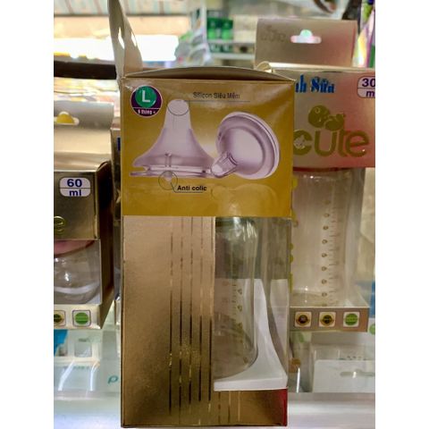  Bình Sữa Cổ Rộng 240ml Hiệu Cute 