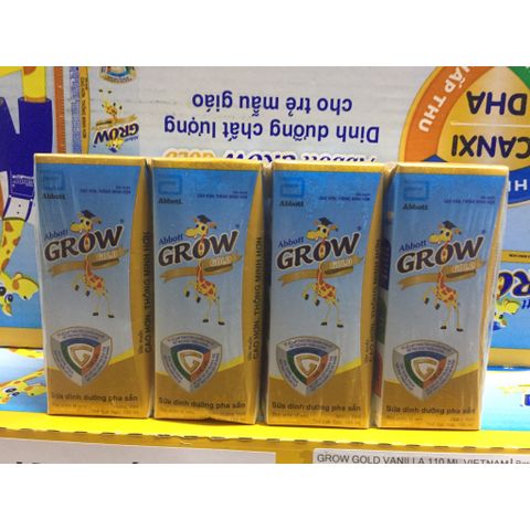  Lốc 4 hộp sữa abbott grow gold 180ml 