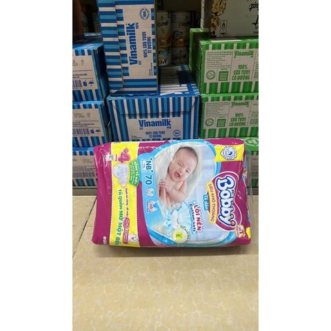  Tả Dán Sơ Sinh BOBBY Size Dưới 5KG 70 MIẾNG 