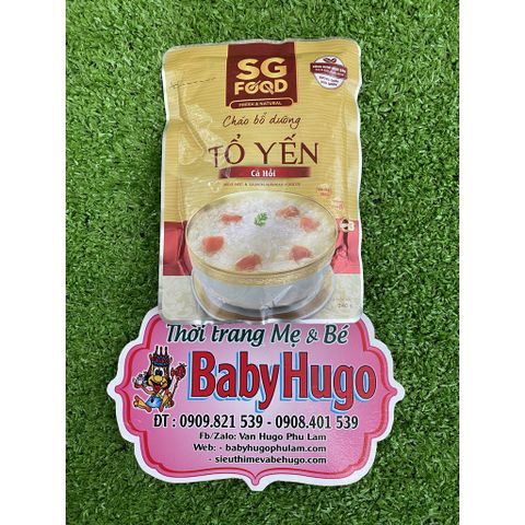  [CHÍNH HÃNG HÀNG CÔNG TY] Cháo tươi SG FOOD ăn dặm cho bé đủ vị KHÔNG CHẤT BẢO QUẢN 
