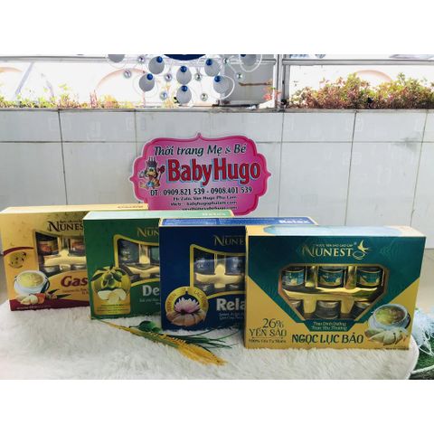  [MẪU MỚI] Yến sào NUNEST Cao Cấp Ngọc Lục Bảo Chiếm 26% Yến sào 