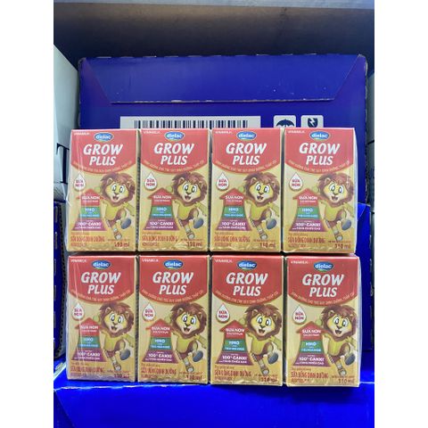  Lốc 4 hộp sữa bột pha sẵn Dielac Grow Plus 110ML/180ML 