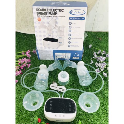  Máy hút sữa điện đôi Gluck Baby GP38 Plus - Bảo hành 1 năm 