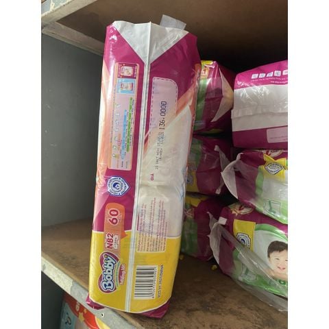  Miếng Lót Sơ Sinh Bobby Nb2 60Miếng 