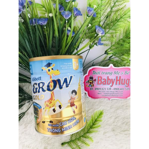  Sữa Abbott Grow 3+ Hộp 900g (Từ 3-6 tuổi) 
