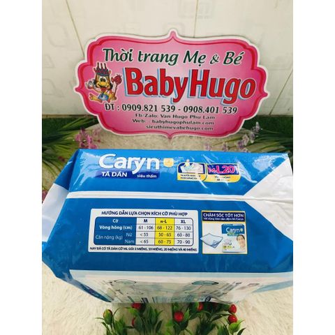  Tã Dán Người Lớn Caryn Size M-L 20 Miếng 