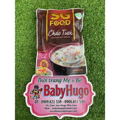  [CHÍNH HÃNG HÀNG CÔNG TY] Cháo tươi SG FOOD ăn dặm cho bé đủ vị KHÔNG CHẤT BẢO QUẢN 