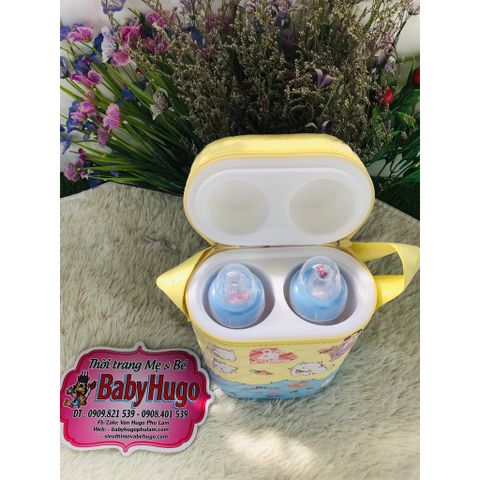  BÌNH Ủ SỮA CHO BÌNH CỔ HẸP ĐƠN/ĐÔI JIADING (giao hoạ tiết ngẫu nhiên) 