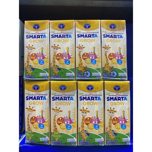  LỐC 4 HỘP SỮA PHA SẴN SMARTA GROW+ 180ML 