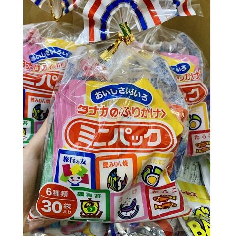 Gia Vị Rắc Cơm Nhật Bản Cho Bé 6 vị-30 Gói 75G 