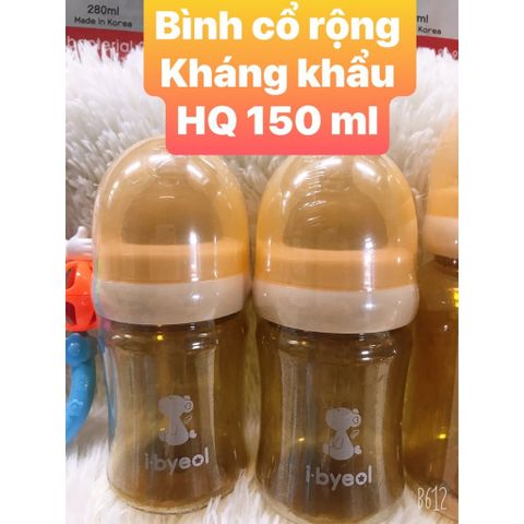  Bình sữa I-Byeol cổ rộng Nano Silver 150ml/250ML 